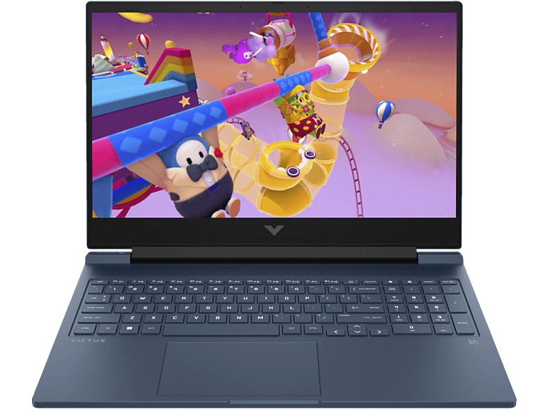 HP VICTUS 16-s0018nh AY7H8EA Kék Gamer laptop (16,1" FHD/Ryzen5/32GB/1024 GB SSD/RTX4050 6GB/Win11H)