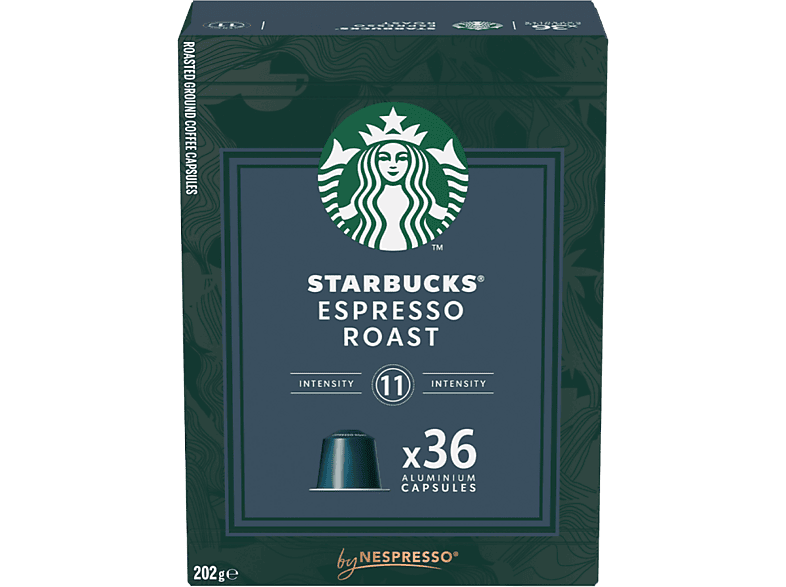 STARBUCKS Espresso Roast Kaffeekapseln (Brühe ihn als Ristretto (25ml) oder (40ml) in deiner NESPRESSO® Maschine.)
