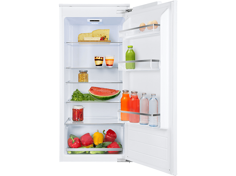 KOENIC KBR 12211 E DOD Einbaukühlschrank (197 l, E, 1221 mm hoch}, Weiß )