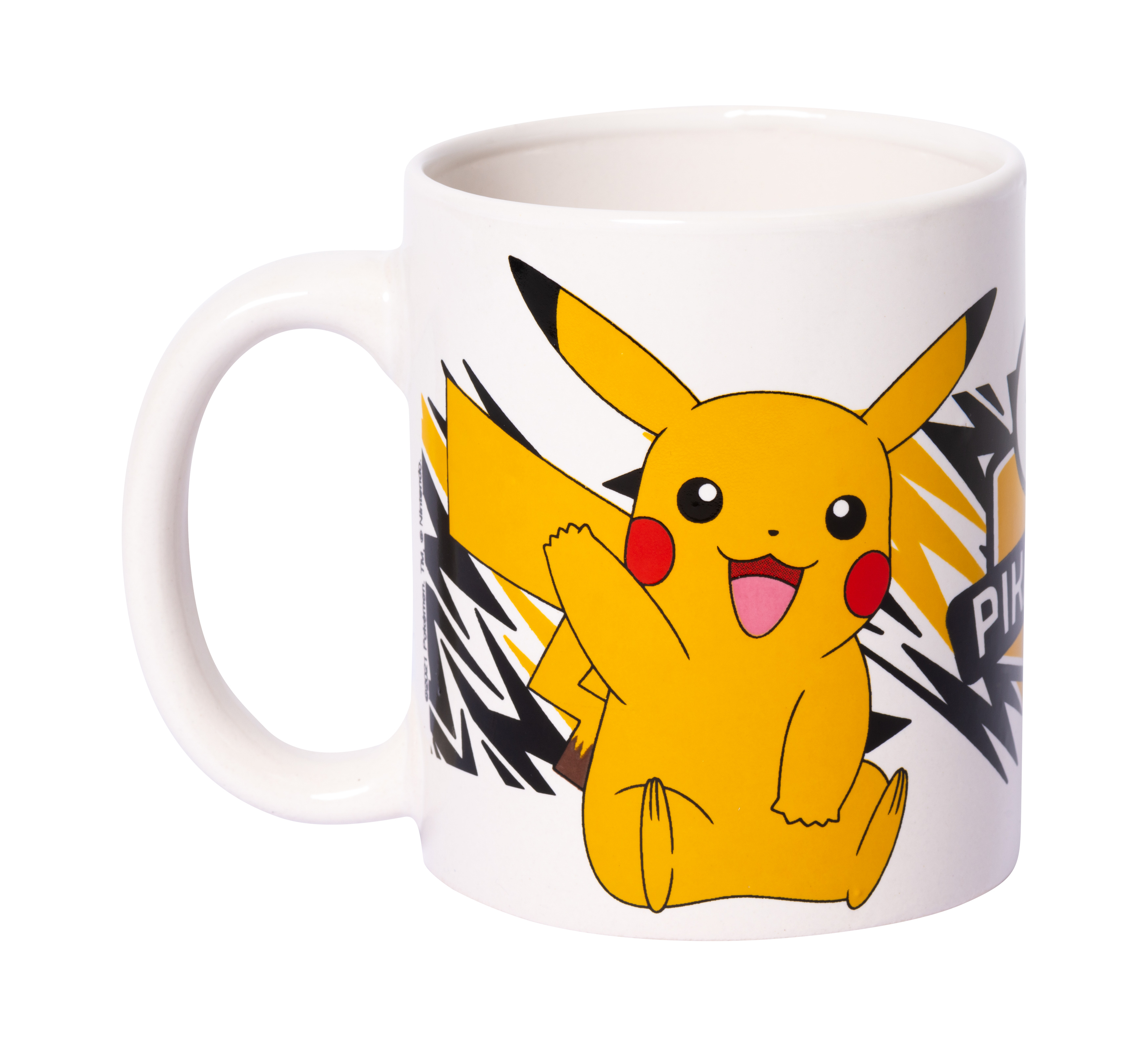 Ein Pikachu-Becher mit der Pokemon-Figur.