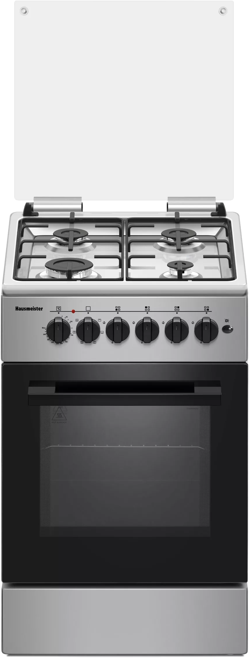 HAUSMEISTER HM 5020 kombinált tűzhely, inox