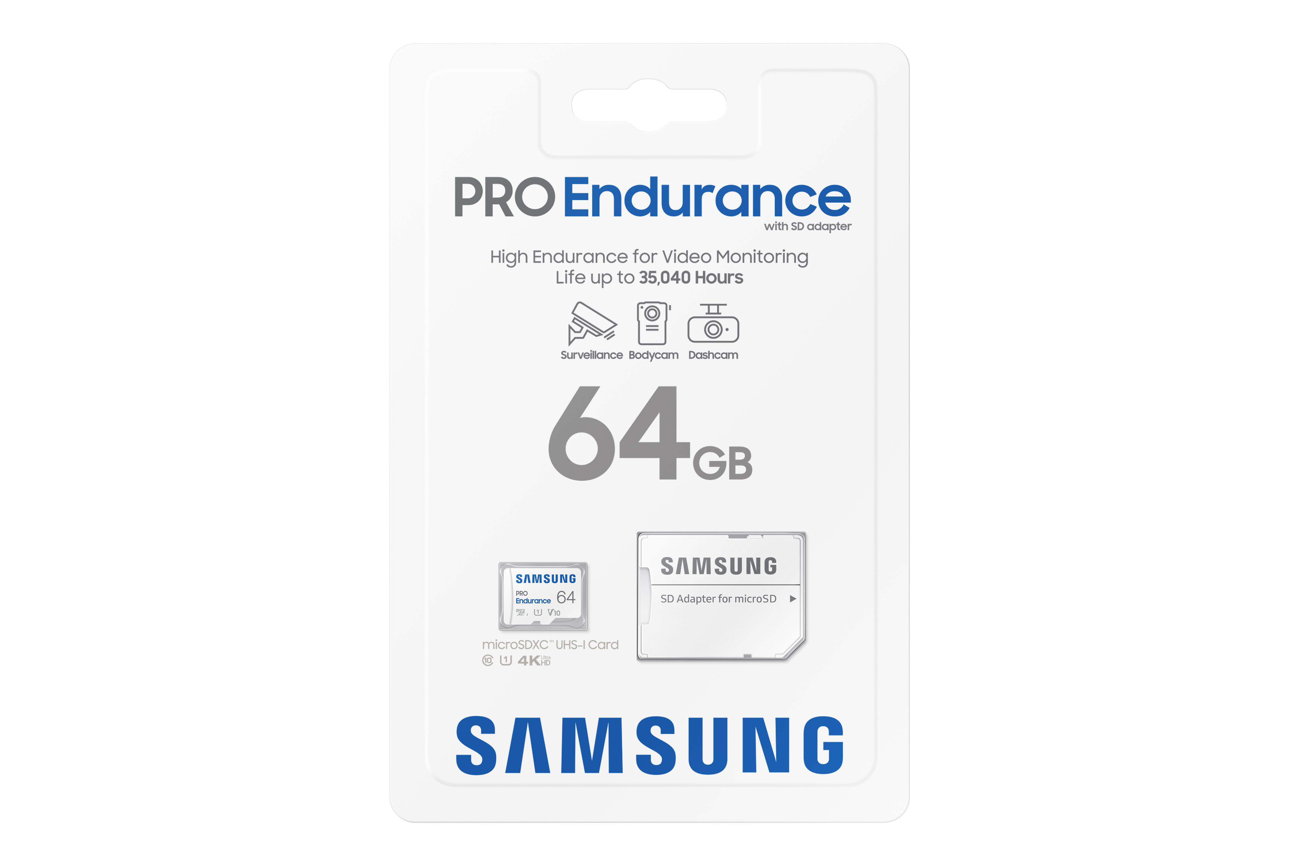 SAMSUNG PRO Endurance (2022), Micro-SDXC Speicherkarte, 64 GB, 100 MB/s