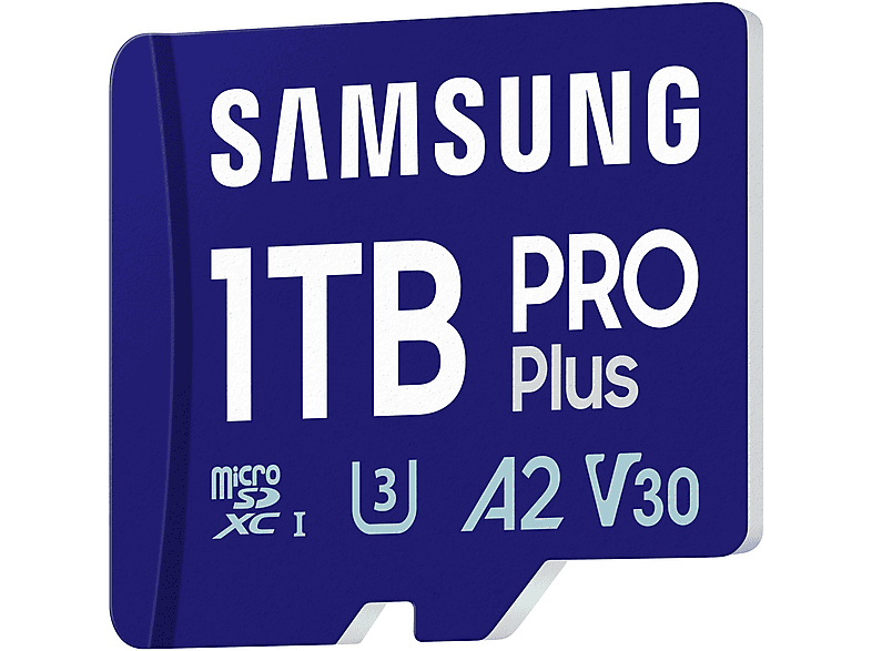SAMSUNG PRO Plus SDHC (2023) inkl. SD-Adapter, Micro-SD Speicherkarte, 1 TB, 180 MB/s