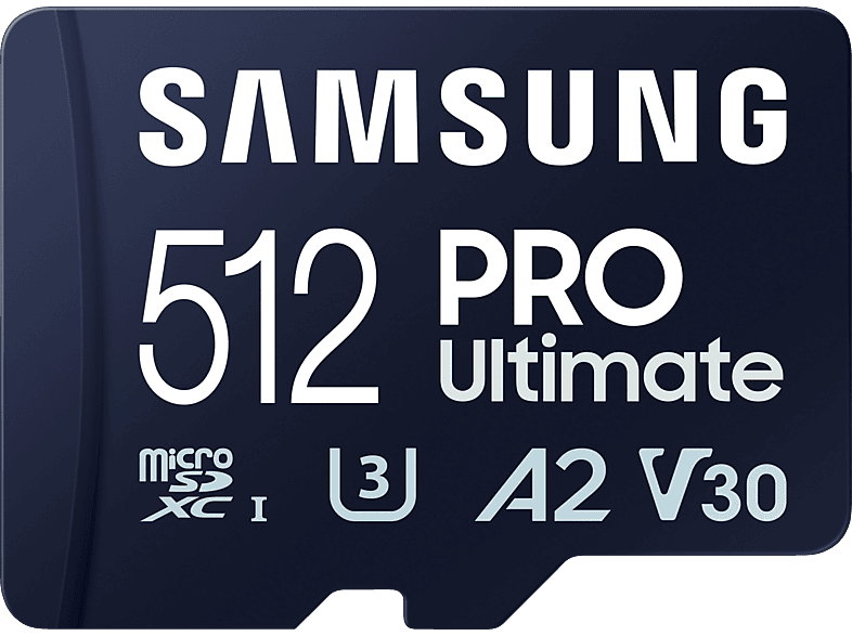 SAMSUNG PRO Ultimate, Micro-SD Speicherkarte, 512 GB, 200 MB/s