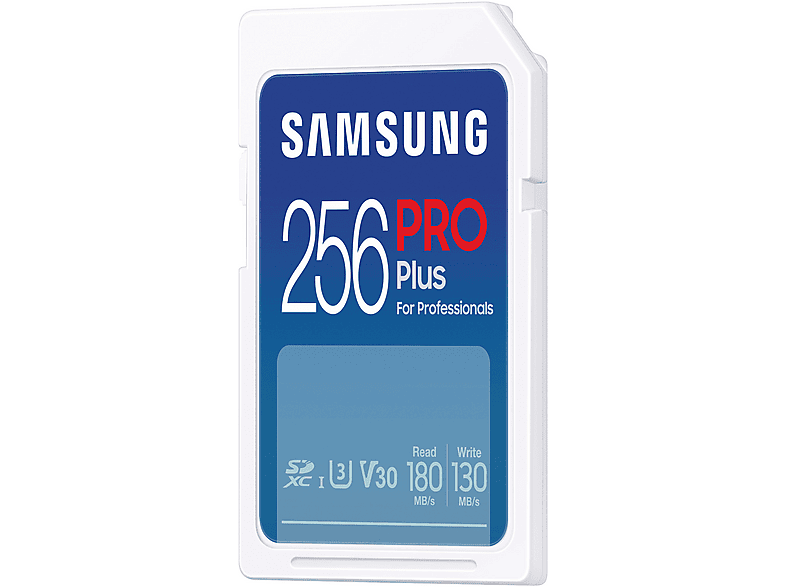 Samsung PRO Plus SDXC™ UHS-I Speicherkarte 256 GB mit USB-Kartenleser, 256 GB Weiß
