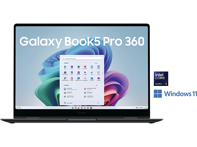 SAMSUNG Galaxy Book5 Pro 360, Copilot+ PC - 16 Zoll Intel® Core™ Ultra 5 226V GB 512 Arc™ GPU Windows 11 Home