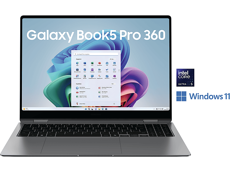 SAMSUNG Galaxy Book5 Pro 360, Copilot+ PC - 16 Zoll Intel® Core™ Ultra 5 226V GB 512 Arc™ GPU Windows 11 Home