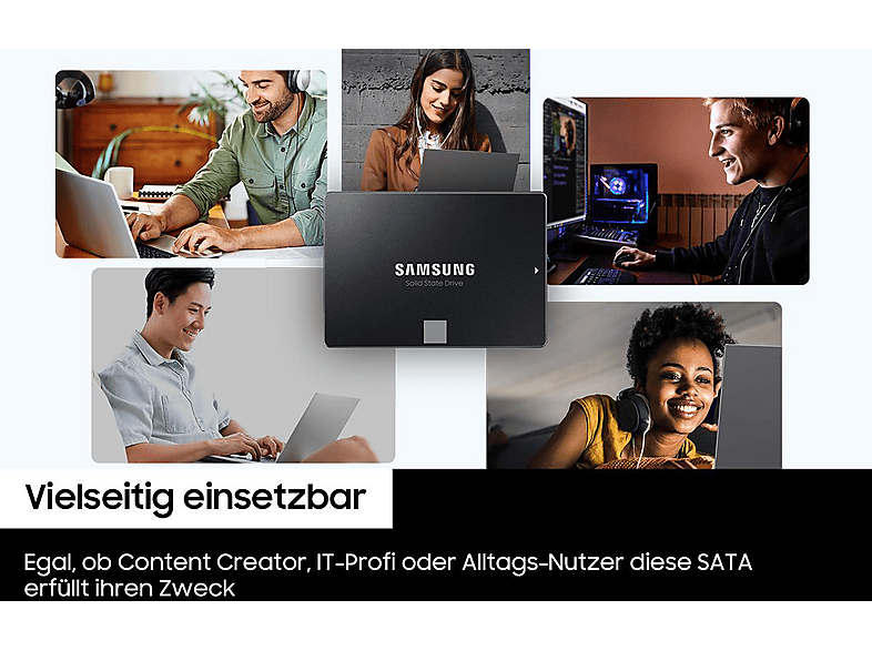 SAMSUNG 870 EVO Festplatte Retail, 4 TB SSD SATA 6 Gbps, 2,5 Zoll, intern
