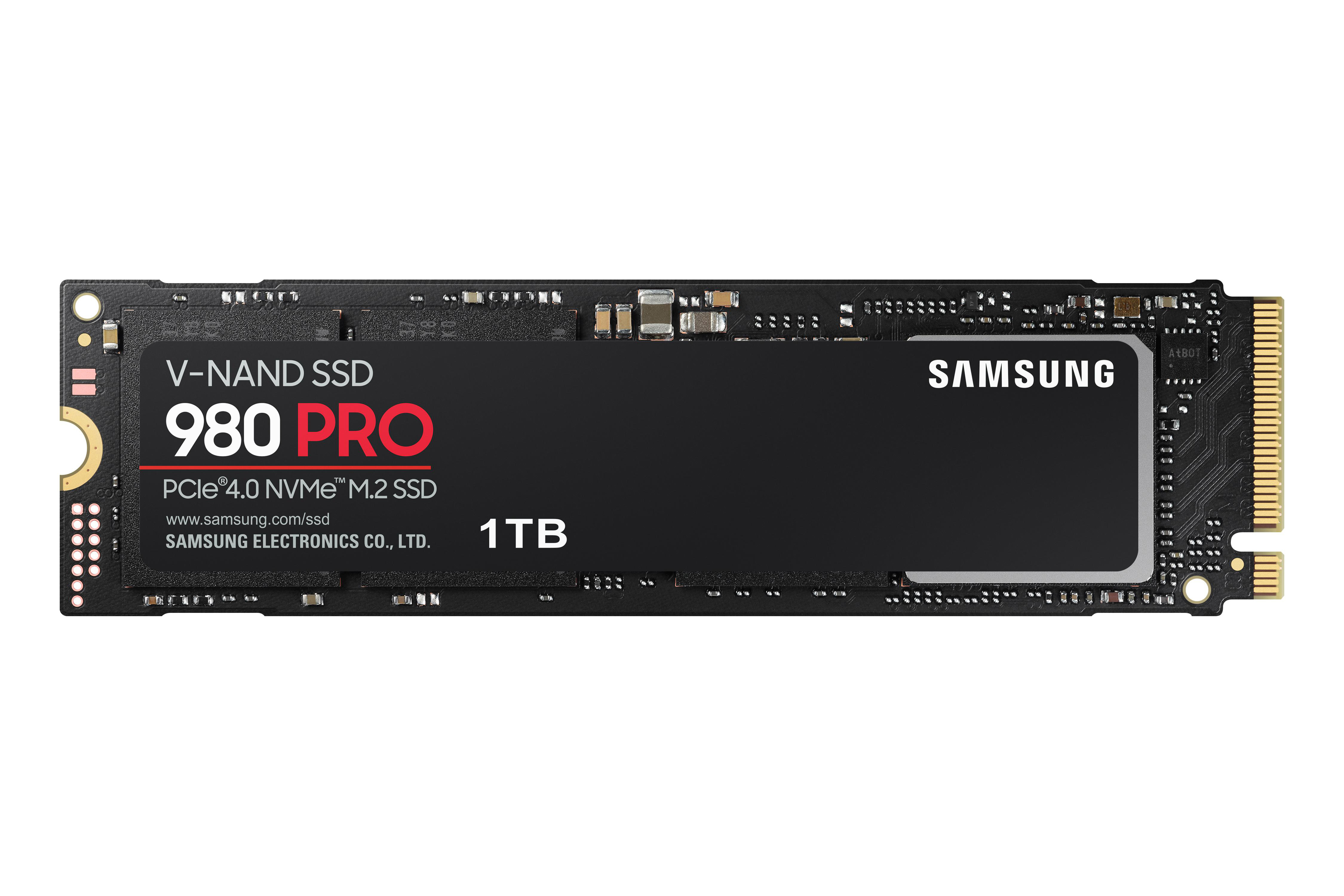 SAMSUNG 980 PRO, Playstation 5 kompatibel, Festplatte Retail, 1 TB SSD M.2 via NVMe, intern