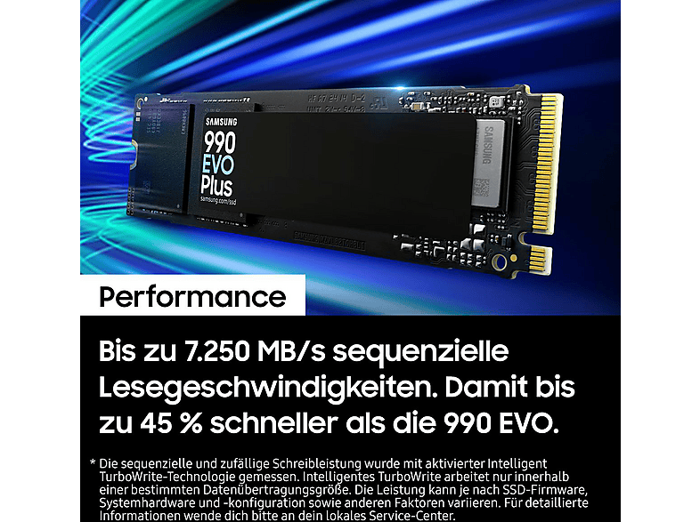 Thumbnail - SAMSUNG SSD 990 EVO Plus Festplatte, 4 TB M.2, intern