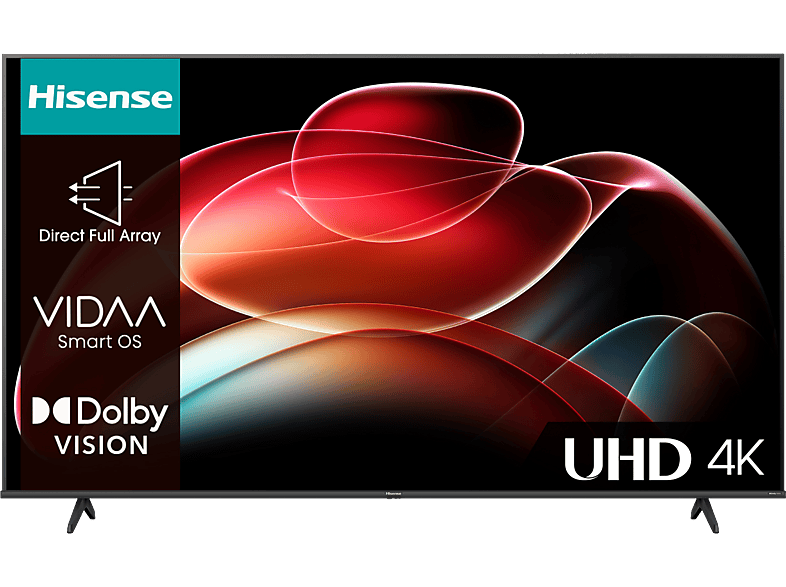 TV LED 50'' - Hisense 50A6K Smart UHD 4K, Dolby Vision, Modo juego Plus, DTS Virtual X, control por voz