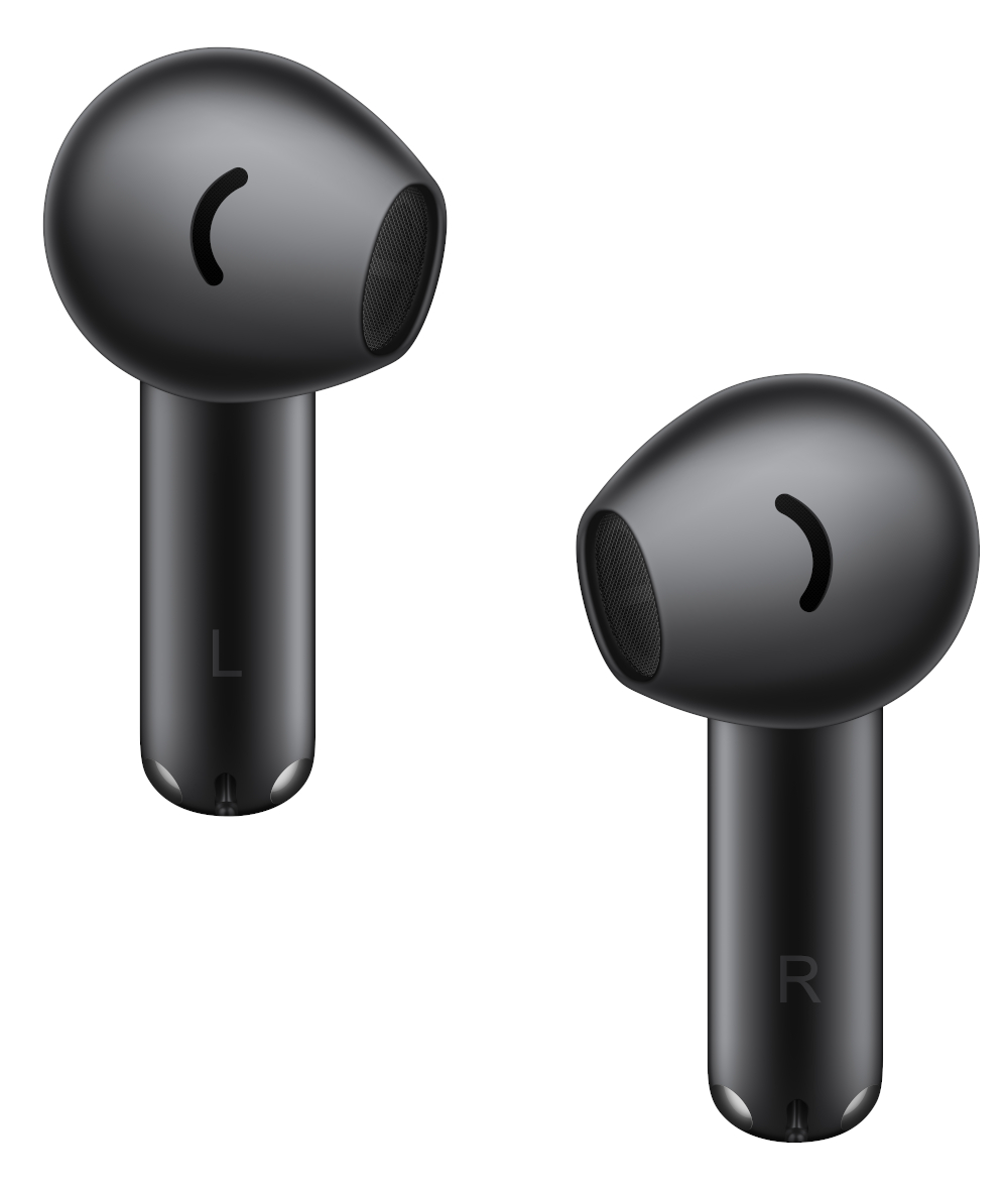 Srebrny laptop z klawiaturą i centralnym gładzikiem, ustawiony na białej powierzchni.