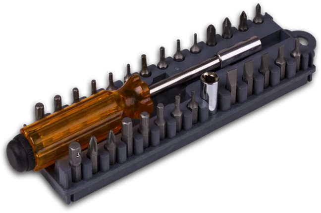 CRAFT Csavarhúzó készlet, bitekkel, 30 db