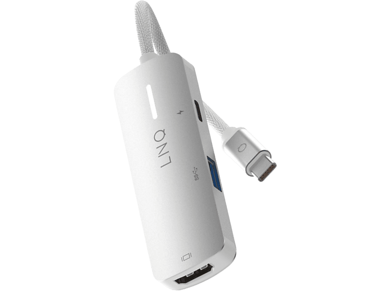 Linq Hub Multiport 3-en-1 USB-C vers HDMI