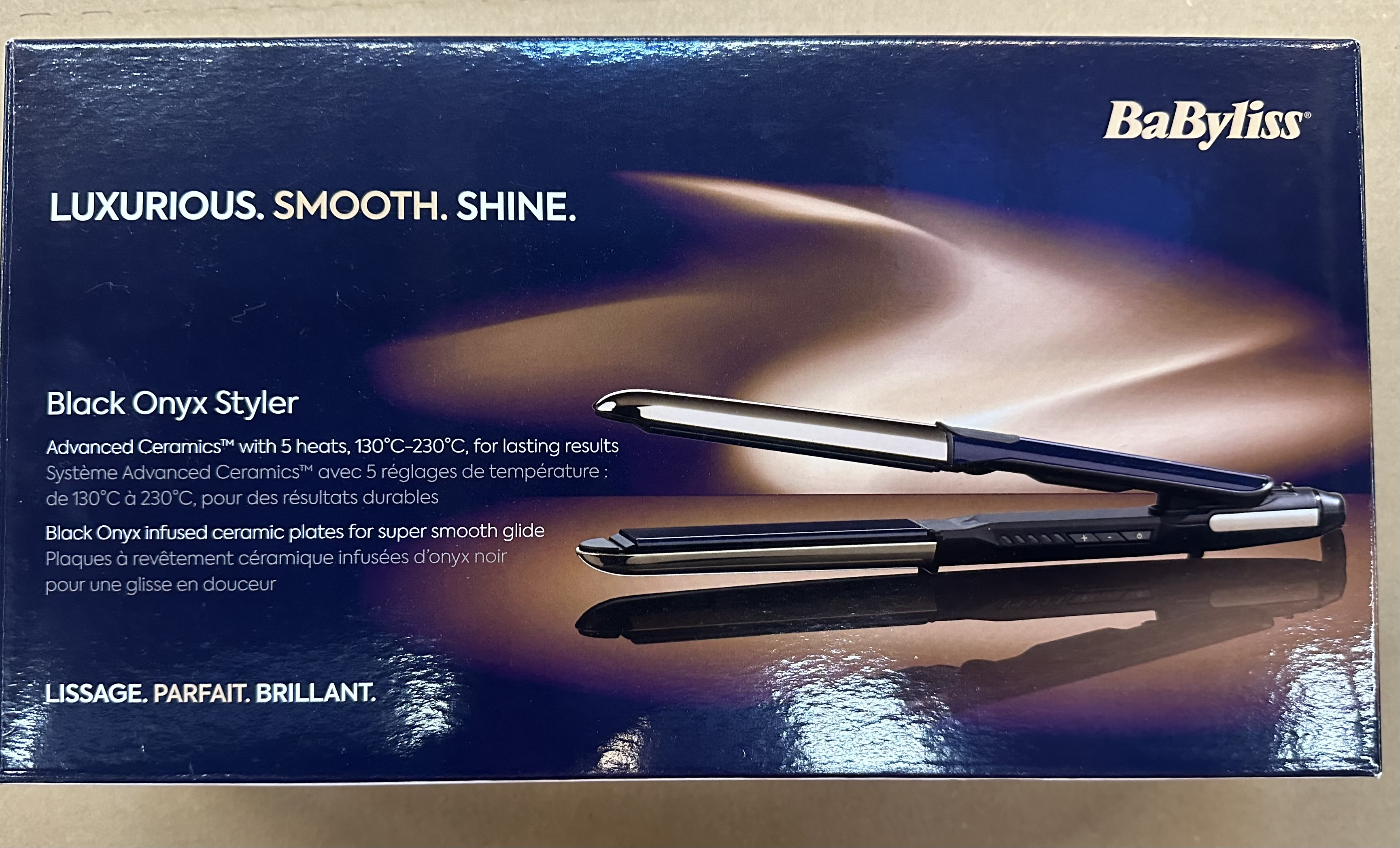 OUTLET - Prostownica do włosów BABYLISS ST484E Black Onyx Styler