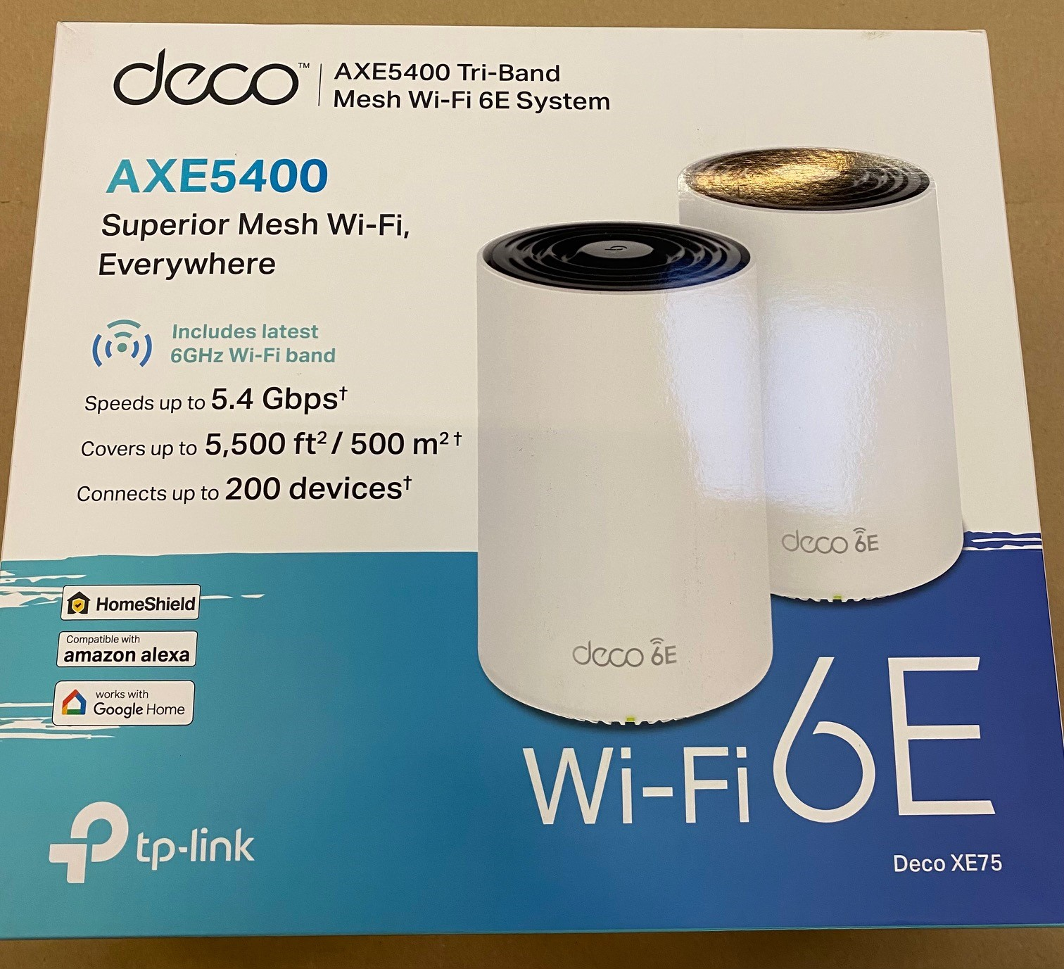 OUTLET - Domowy system Wi-Fi TP-LINK Deco XE75 AXE5400 (2-urządzenia)