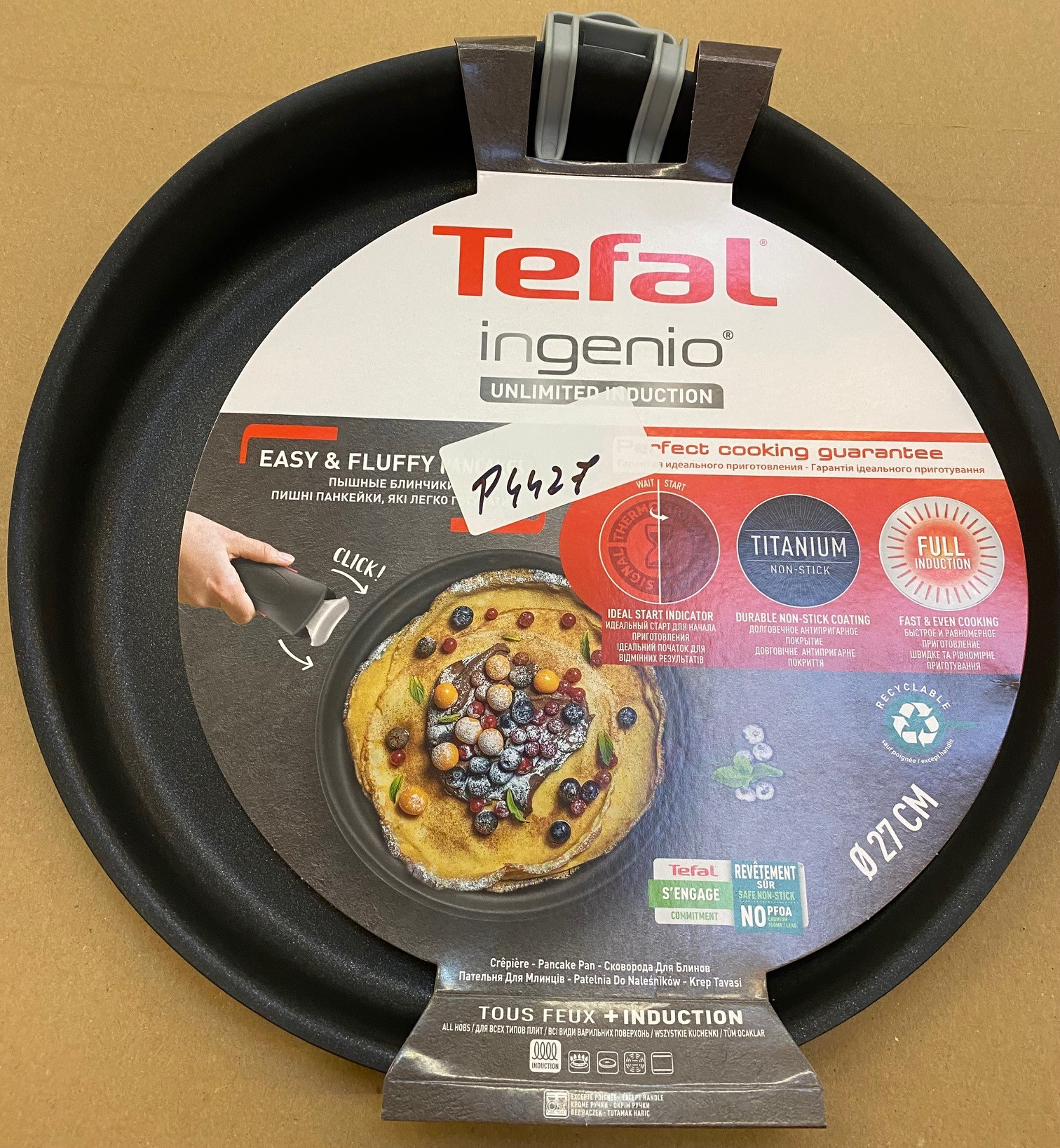 OUTLET - Patelnia naleśnikowa TEFAL Ingenio Unlimited 27cm