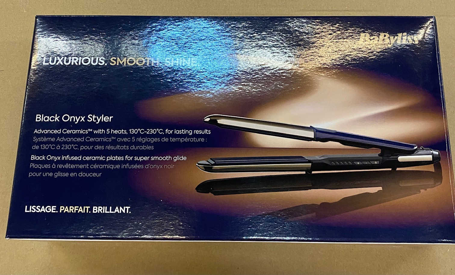 OUTLET - Prostownica do włosów BABYLISS ST484E Black Onyx Styler