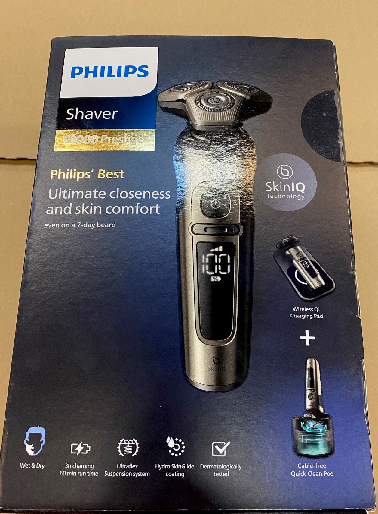 OUTLET - Golarka PHILIPS Series 9000 Prestige SP9883/35 z ładowarką indukcyjną