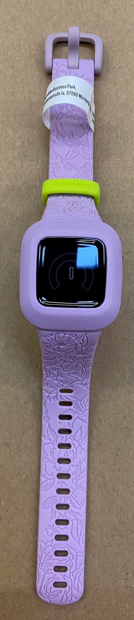 OUTLET - Smartwatch GARMIN vivofit jr. 3 Lilac Floral Fioletowy 010-02441-01