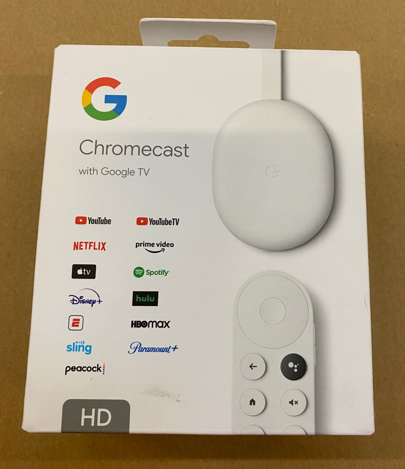 OUTLET - Odtwarzacz multimedialny GOOGLE Chromecast 4.0 HD
