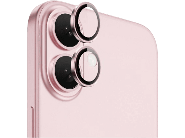 SHAZA Safir Kamera Lens Koruyucu 16/16 Plus Pembe