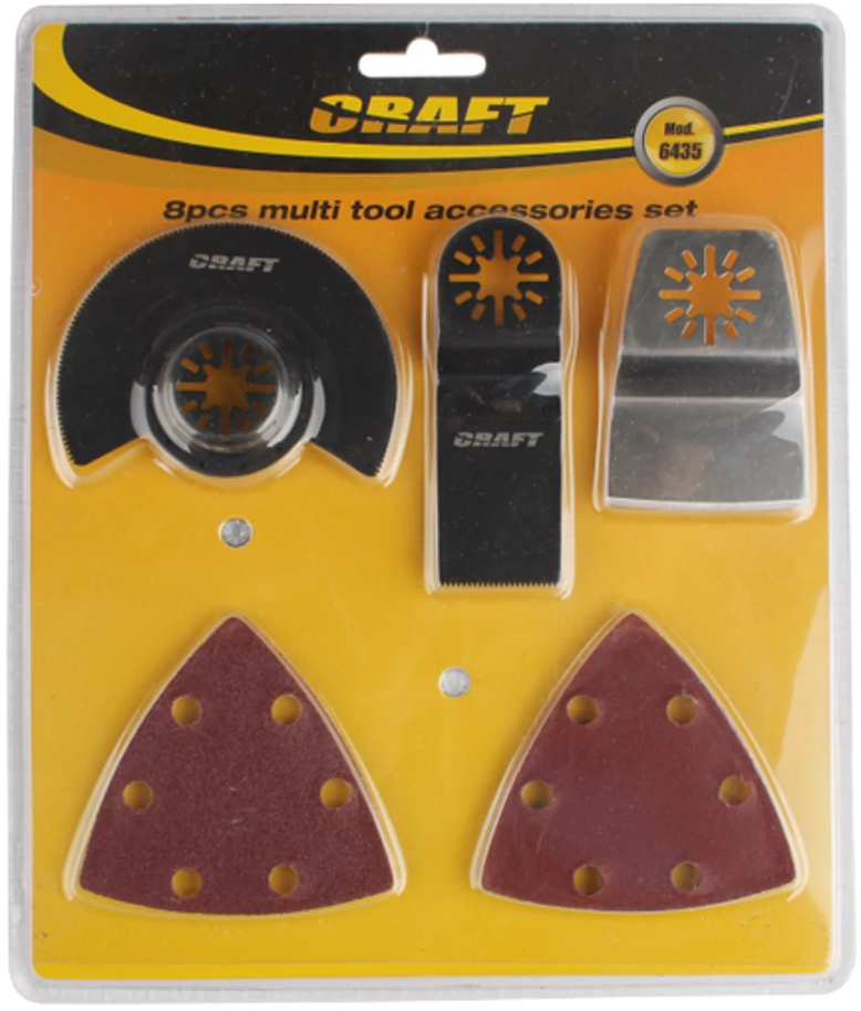 CRAFT Készlet multifunkciós szerszámgépekhez, 8db (6435)