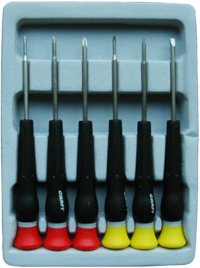 CRAFT Precíziós csavarhúzó készlet, 6db (6018)