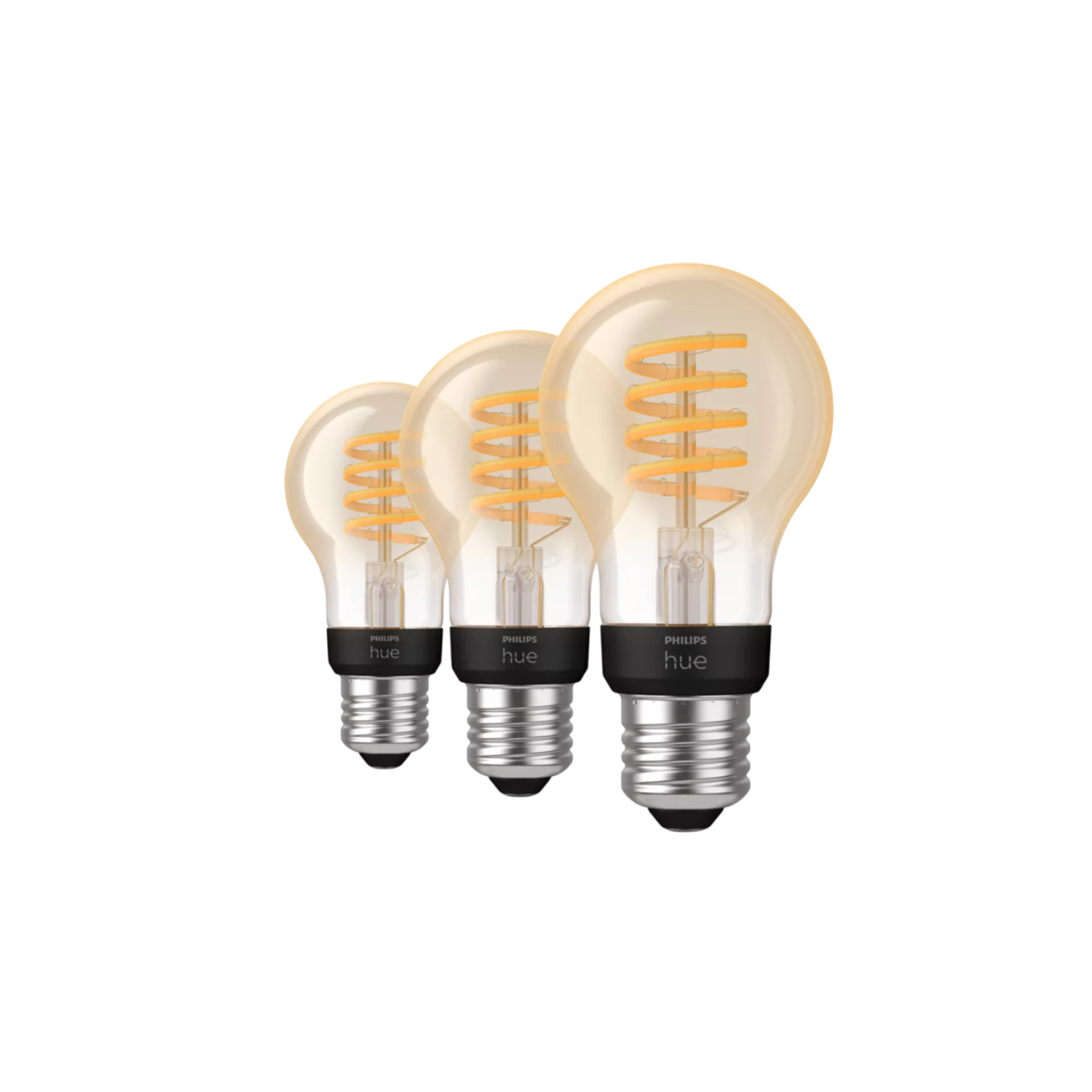 Philips Hue filament standaardlamp A60 - warm tot koelwit licht - 3-pack - E27