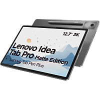 MediaMarkt LENOVO Idea Tab Pro matte display + Pen Plus - 12.7 inch - 256 GB - Grijs - Wifi + aanbieding