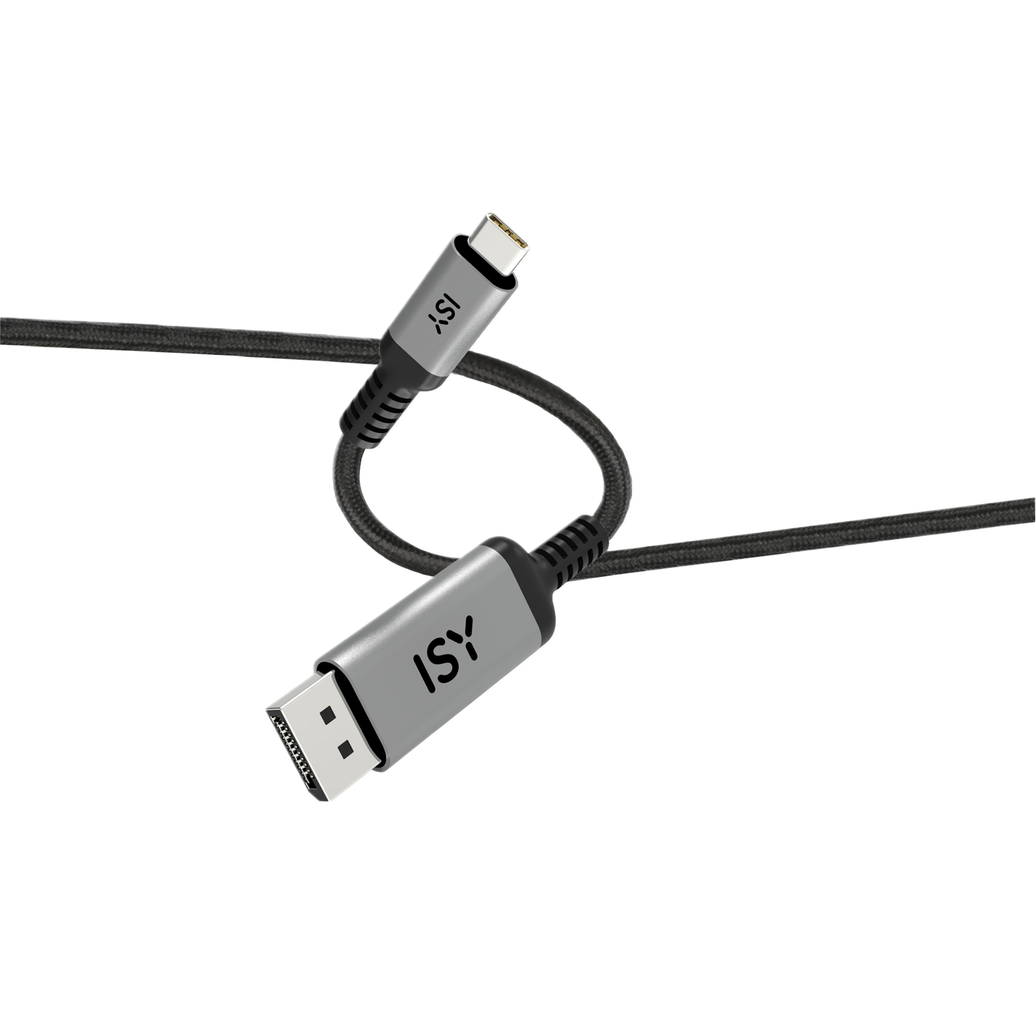 ISY Idp-4140 Usb C Naar Displayport Kabel 15 M Zilver afbeelding