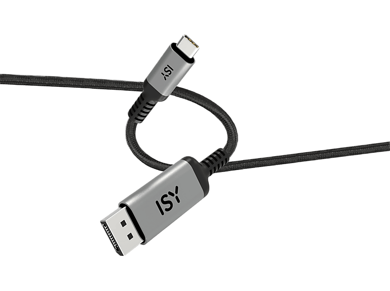 ISY Câble Usb-c Vers Displayport 1.5m Argenté (idp-4140)