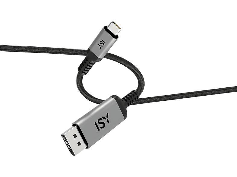 ISY USB-C to DisplayPort Cable 1.5m Silver