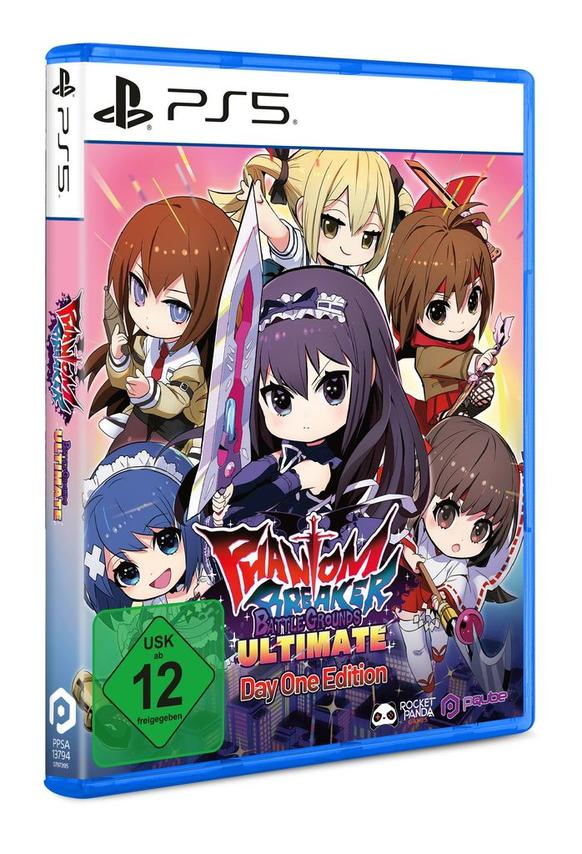 Spielbox mit Anime-Charakteren, buntem Design und dem PS5-Logo.