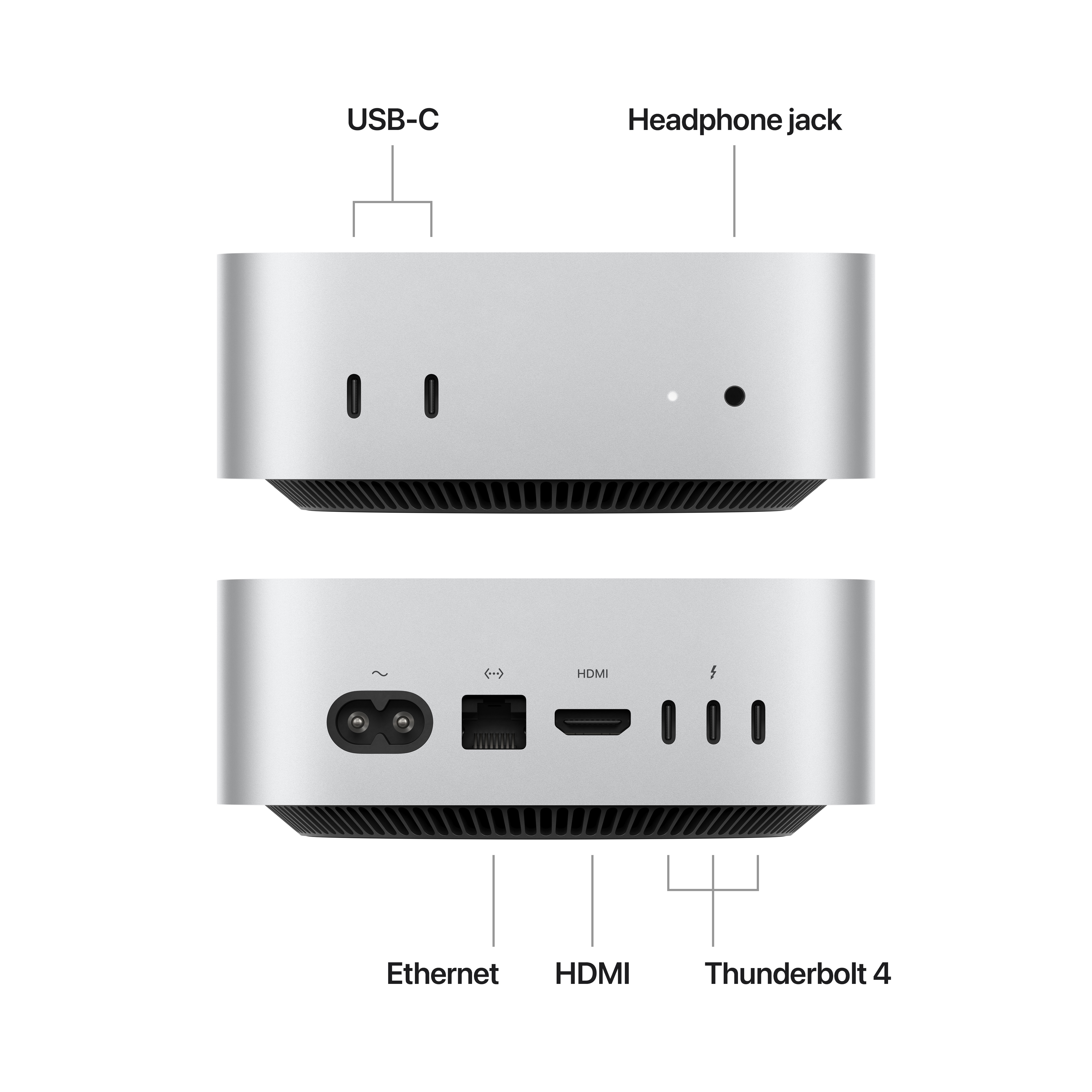 APPLE CTO Mac mini (2024) M4, Mini PC mit Apple M-Series M4