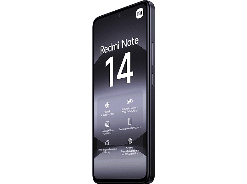 Xiaomi Redmi Note 14 128GB DS Black 6.7 EU (6GB) Android