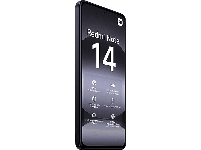 Xiaomi Redmi Note 14 128GB DS Black 6.7 EU (6GB) Android