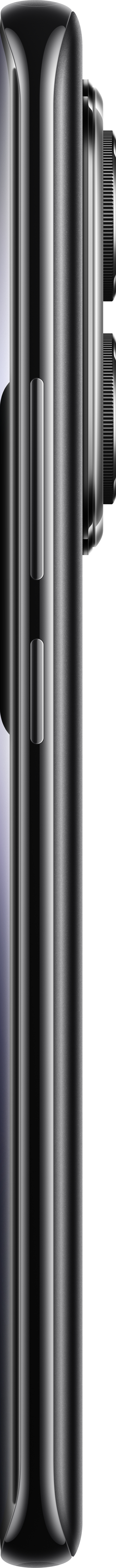 Schwarze Telefonunterseite. Es gibt vier Löcher. Silberner Rahmen.