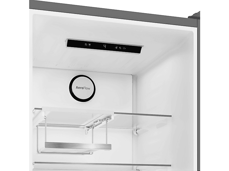 BEKO B7RCNE367HG Kühlgefrierkombination (B, 316 l, 1865 mm hoch, Manhattan Gray)