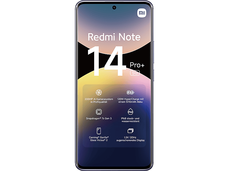 XIAOMI Redmi Note 14 Pro+ 5G 256 GB Lavender Purple Dual SIM