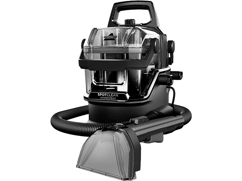 Aspirador de mano - Bissell SpotClean HydroSteam Select, 1000W, Con Cable, 1.8 litros, Para Alfombras, tapicería, escaleras, coche y losas,