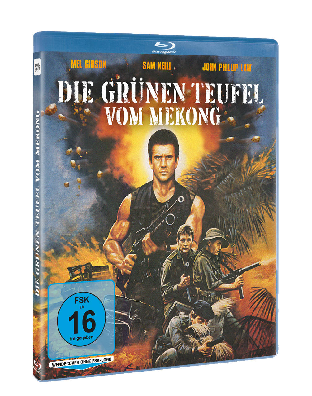 Eine Blu-ray-Box mit Mel Gibson, mit einer Kriegsszene und deutschem Titel.