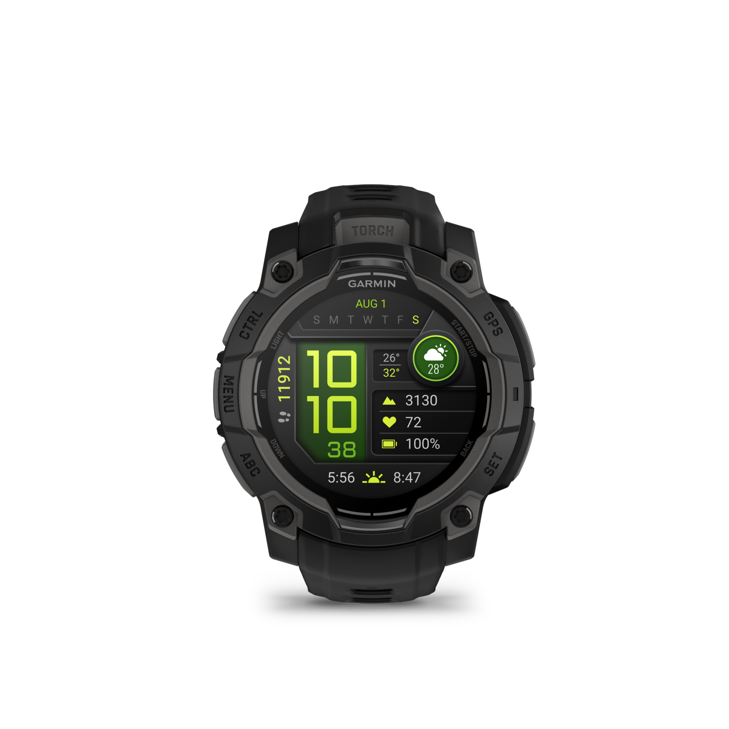 Garmin Instinct 3,45mm,AMOLED,Black Bezel with Black Band,WW