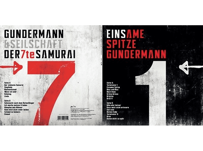 Gerhard Gundermann - Einsame Spitze + Der 7te Samurai (bio vinyl black/ grey) (Vinyl)