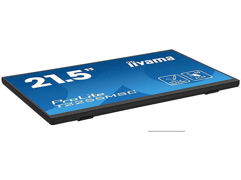 IIYAMA ProLite T2255MSC-B1 21,5 Zoll Full-HD Monitor (5 ms Reaktionszeit, 60 Hz) — Foto 4 von 5