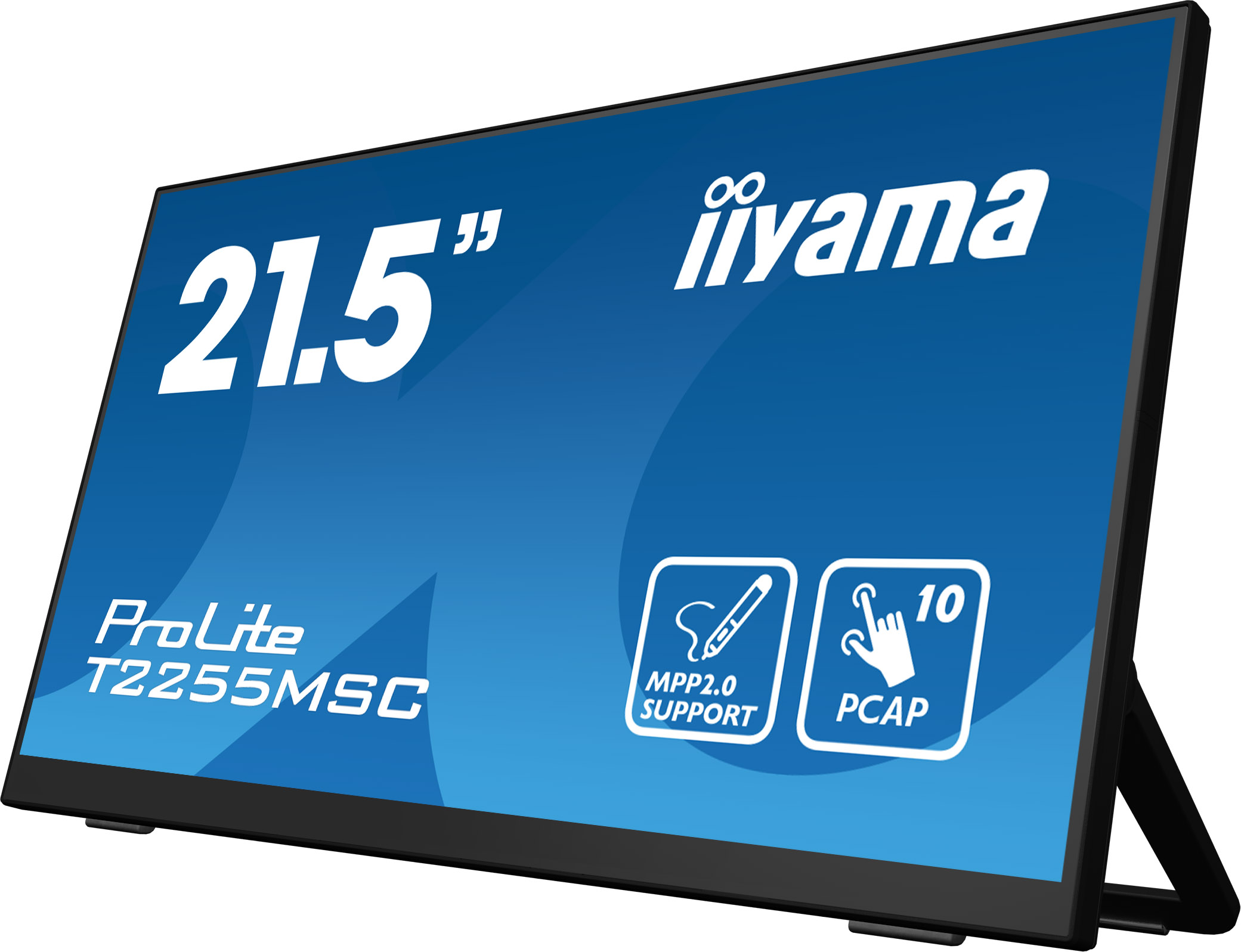21,5" Iiyama ProLite Monitor. Eigenschaften: MPP2.0-Unterstützung, PCAP.