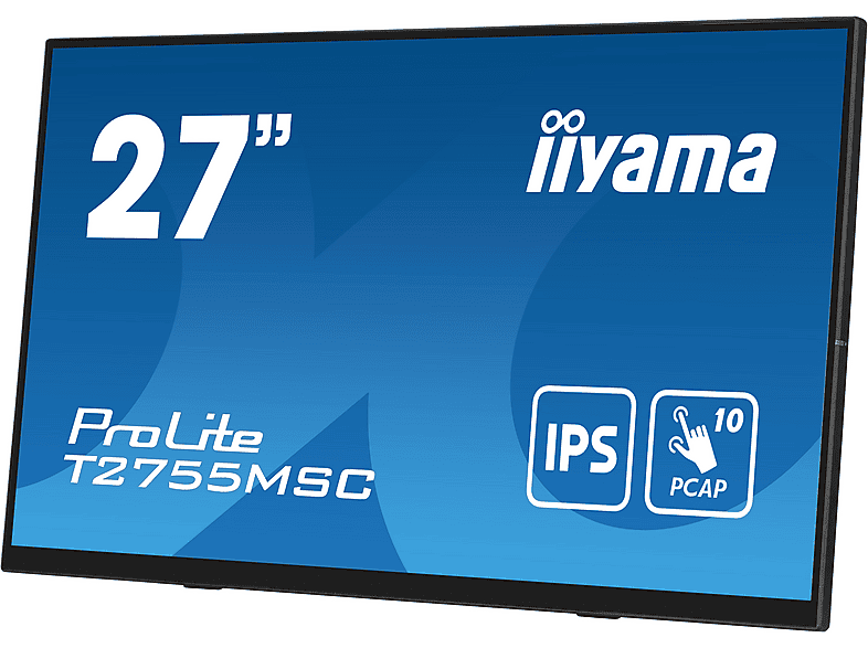 IIYAMA ProLite T2755MSC-B1 27 Zoll Full-HD Monitor (5 ms Reaktionszeit, 60 Hz) — Foto 3 von 5
