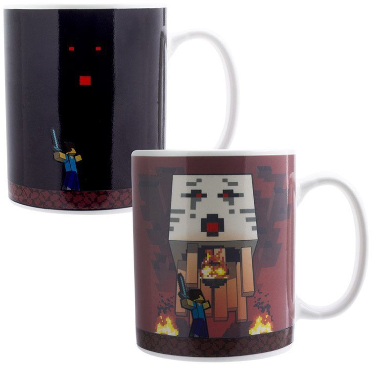 Minecraft - Nether hőre változó bögre