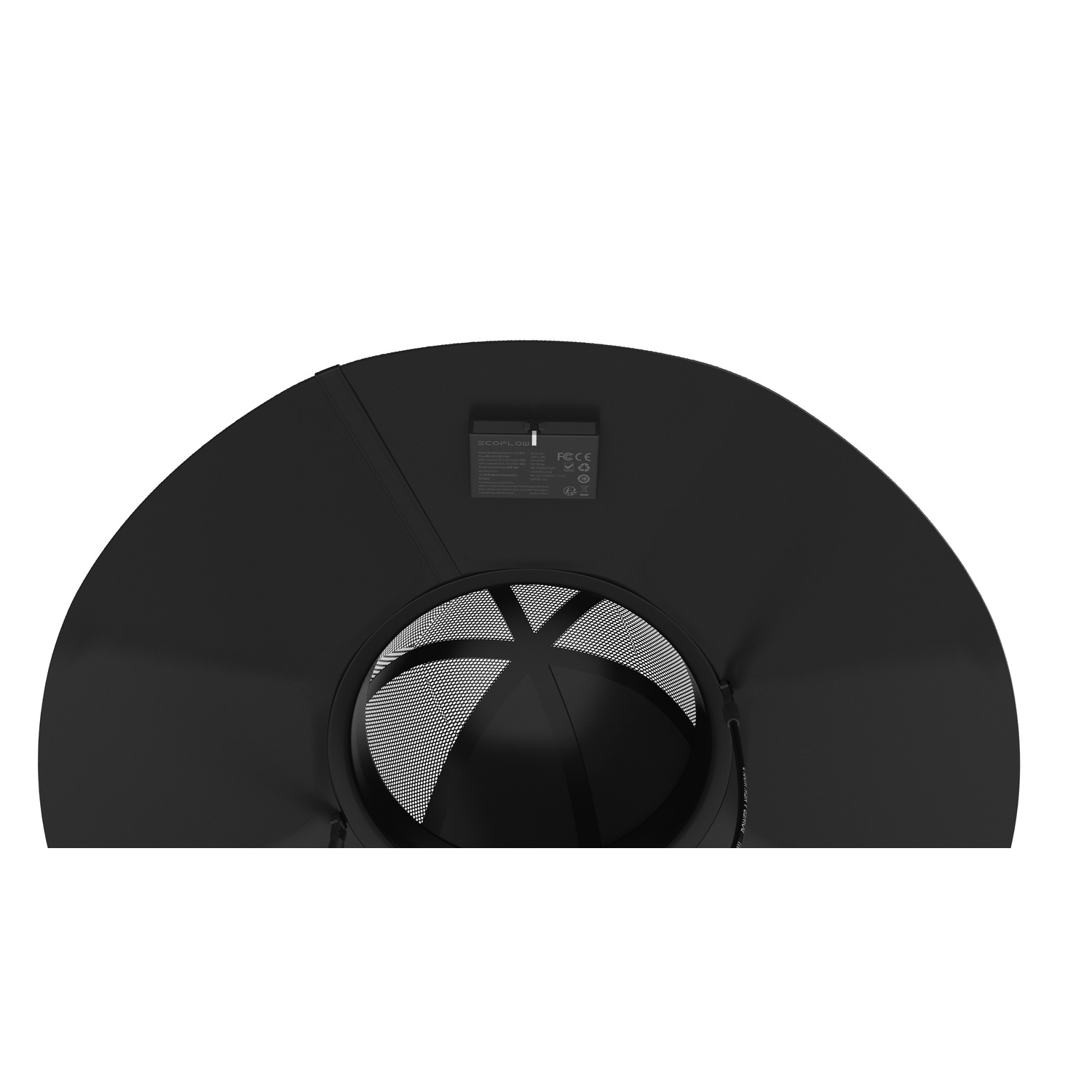 ECOFLOW Solar Hat M/L 12W Zwart (EFPOWERHAT-M-L)