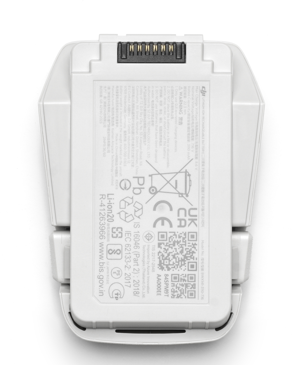 Etykieta energetyczna z ocenami od A do G. Wyświetla 142 kWh/rok i rozmiary zbiorników.